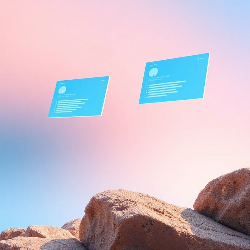 REST API kartice sheme na azure-blue pozadini